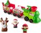 Little People Toddler Toy Musical Christmas Train with Santa Elf & Reindeer Figures for Pretend Play Kids Ages 1+ Years